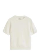 Superfine Lambswool Ss C-Neck White GANT