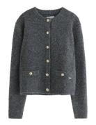 Jacket Lunar Knitted Grey Lindex