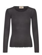 Mmelaine O-Ls Seamless Tee Grey MOS MOSH