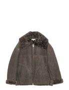 Shearling Bomber Jacket Brown REMAIN Birger Christensen