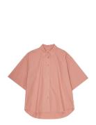 Over D Short Sleeve Shirt Pink REMAIN Birger Christensen