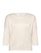A2561, Milasz R-Neck Pullover Beige Saint Tropez