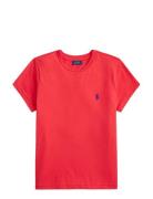 Cotton Jersey Crewneck Tee Red Polo Ralph Lauren