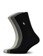 Cable-Knit Crew Sock 3-Pack Black Polo Ralph Lauren