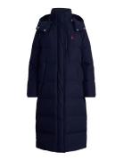 Hooded Down Coat Navy Polo Ralph Lauren