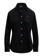 Stretch Slim Fit Cotton Corduroy Shirt Black Polo Ralph Lauren