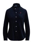 Stretch Slim Fit Cotton Corduroy Shirt Navy Polo Ralph Lauren