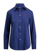 Classic Fit Cotton Twill Shirt Navy Polo Ralph Lauren