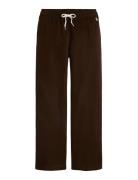 Drawstring Fleece Wide-Leg Sweatpant Brown Polo Ralph Lauren