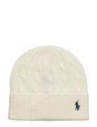 Cable-Knit Wool-Cashmere Beanie Cream Polo Ralph Lauren