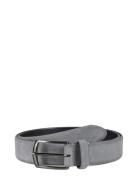 Suede Leather Belt Zack Grey Howard London