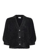 Bannisz Ss Cardigan Black Saint Tropez