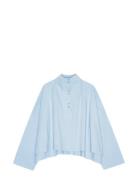 High Neck Shirt Blue REMAIN Birger Christensen