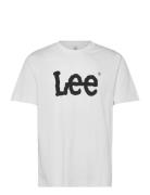 Wobbly Logo Tee White Lee Jeans