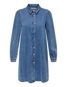 Onlalma L/S Dress Dnm Cro Blue ONLY