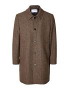 Slharchive Car Coat Noos Brown Selected