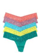 Hanky Panky Signature Lace, Low Rise Thong, 5 Pack Boxed Green Hanky P...