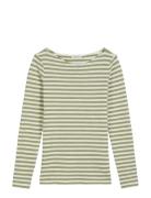 T-Shirts Long Sleeve Khaki Marc O'Polo