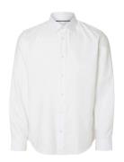 Slmslimclark Shirt Ls Noos White Selected