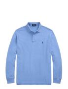 Custom Slim Fit Mesh Polo Shirt Blue Polo Ralph Lauren