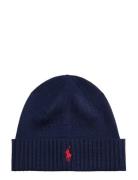 Signature Pony Wool Beanie Blue Polo Ralph Lauren