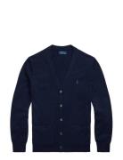 Slim Fit Washable Wool V-Neck Cardigan Navy Polo Ralph Lauren