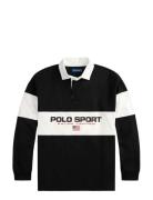 Big Fit Polo Sport Rugby Shirt Black Polo Ralph Lauren
