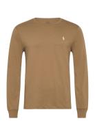 Custom Slim Fit Jersey T-Shirt Beige Polo Ralph Lauren