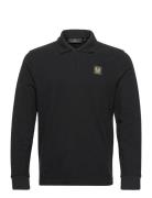 Belstaff Long Sleeved Polo Black Belstaff