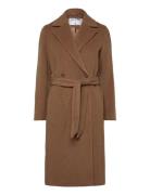 Soft Wool Belted Coat Brown Filippa K