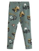Leggings Working Vehicles Aop Green Lindex