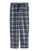 Pyjamasbukse I Flanell Navy Lindex