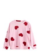 Langærmet Trøje I Velour Pink Lindex