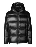 Edgard Hooded Jacket Black Save The Duck