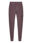 Reverse Brushed & Emerized Diagonal Fleece Mixed Jogger Burgundy C.P. ...