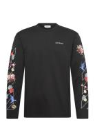 Fresco Diag Skate L/S Tee Black Off-White