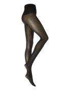 Doris Dot Tights Black Swedish Stockings