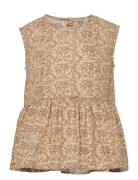 Top Bea Patterned Wheat