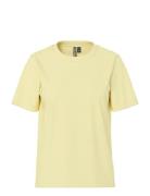 Pcria Ss Solid Tee Jrs Noos Bc Yellow Pieces