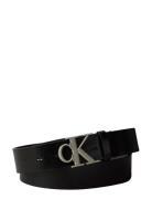 Ck Buckle Tumbled 35Mm Black Calvin Klein