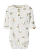 Nbmgayo Elm Ls Slim Body Lil Noos White Lil'Atelier