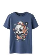 Nkmbastian Ss Top Box Ps Noos Blue Name It