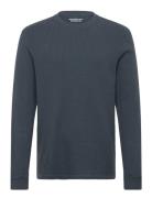 Long Sleeve Classic Waffle Tee Grey Abercrombie & Fitch