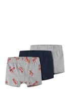 Nmmtights 3P Grey Firetruck Noos Grey Name It