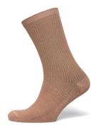 Telma Solid Sock Beige Becksöndergaard