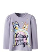Nmfjessie Bluey Ls Top Box Noos Sky Purple Name It
