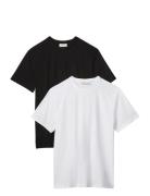 Ss Classic Monogram Tee 2Pk Black Calvin Klein Jeans