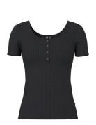 Pckitte Ss Top Jrs Noos Bc Black Pieces