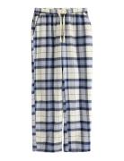 Pyjamasbukse I Flanell Blue Lindex