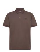 Polo Shirt Brown EA7